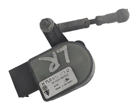 2008 PORSCHE CAYENNE (957) REAR LEFT AIR SUSPENSION RIDE HEIGHT LEVEL SENSOR