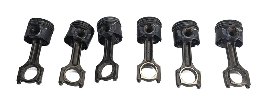 Thumbnail 2: 2009-2013 BMW X5 335D (E70 E90) 3.0L M57Y TWIN TURBO DIESEL ENGINE PISTON SET