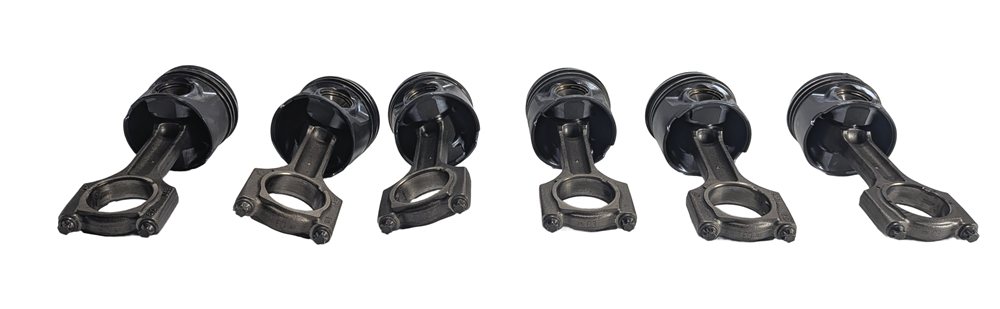 Thumbnail 3: 2009-2013 BMW X5 335D (E70 E90) 3.0L M57Y TWIN TURBO DIESEL ENGINE PISTON SET