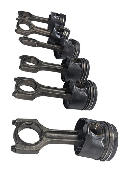 Thumbnail 4: 2009-2013 BMW X5 335D (E70 E90) 3.0L M57Y TWIN TURBO DIESEL ENGINE PISTON SET