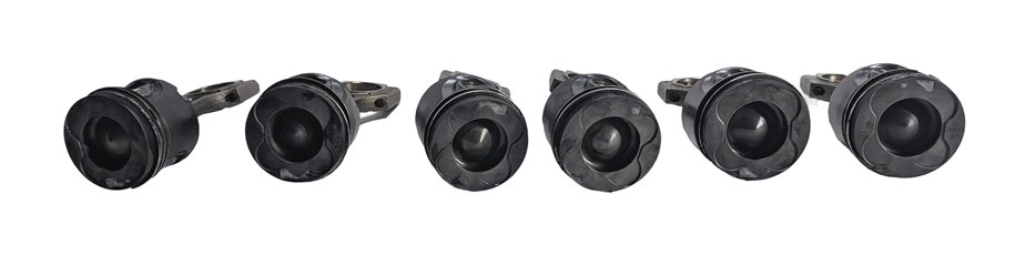 Thumbnail 6: 2009-2013 BMW X5 335D (E70 E90) 3.0L M57Y TWIN TURBO DIESEL ENGINE PISTON SET