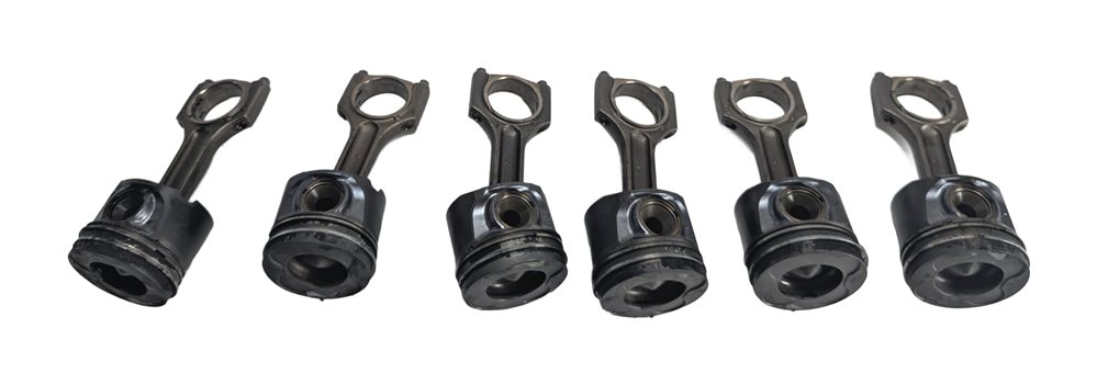 Thumbnail 7: 2009-2013 BMW X5 335D (E70 E90) 3.0L M57Y TWIN TURBO DIESEL ENGINE PISTON SET