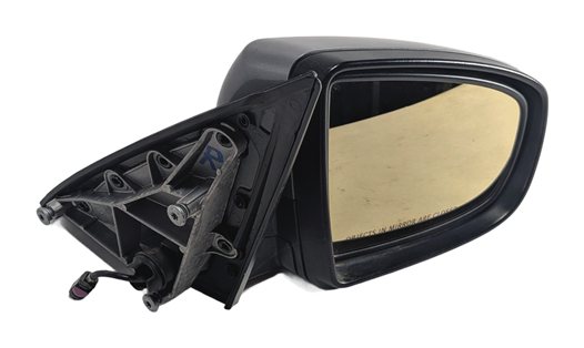 10-13 BMW X5 (E70) RIGHT P-FOLD MEM AUTODIM CAMERA HEATED DOOR MIRROR (Gray)