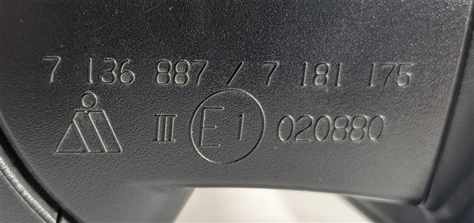 Thumbnail 10: 10-13 BMW X5 (E70) RIGHT P-FOLD MEM AUTODIM CAMERA HEATED DOOR MIRROR (Gray)