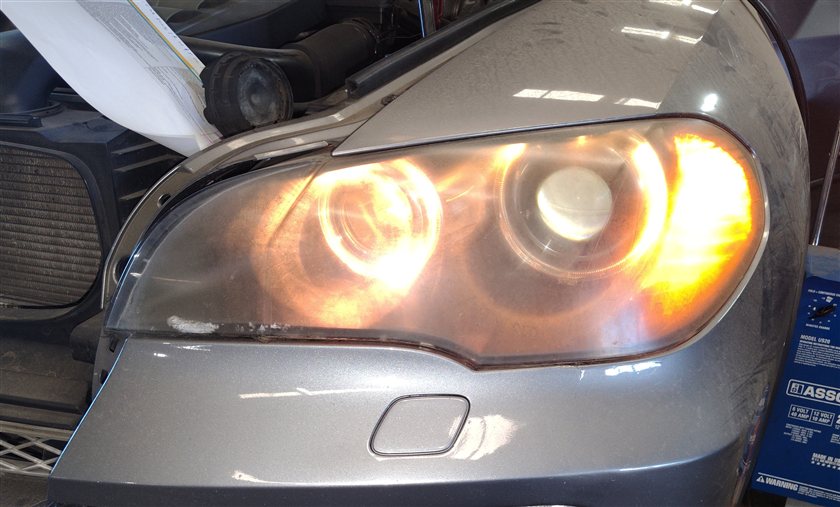 Thumbnail 2: 07-11 BMW X5 (E70) LEFT DRIVER XENON HID ADAPTIVE DYNAMIC HEADLIGHT LIGHT LAMP