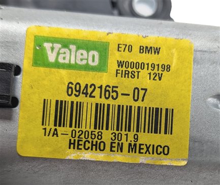 Thumbnail 9: 2007-2013 BMW X5 X5M (E70) TRUNK HATCH BACK REAR WIPER MOTOR