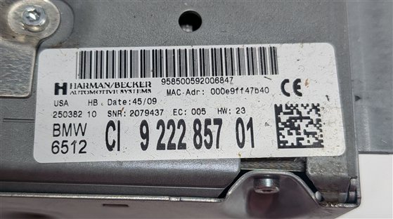 Thumbnail 9: 2010-2014 BMW X5 X5M X6 X6M (E70 E71) GPS DVD DISC NAVIGATION STEREO RECEIVER
