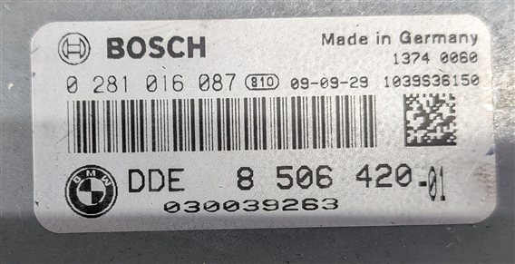 Thumbnail 9: 2009-2012 BMW 335D X5 (E70 E90) 3.0L M57Y TURBO DIESEL ENGINE CONTROL MODULE