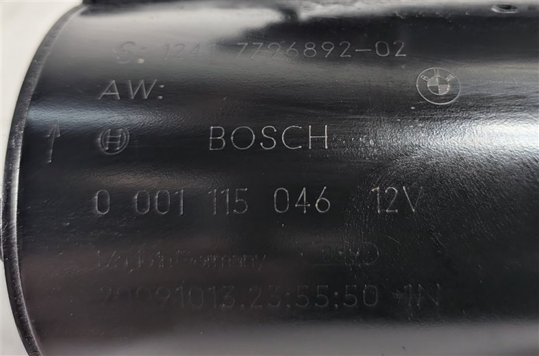 Thumbnail 8: 2009-2013 BMW X5 335D (E70 E90) 3.0L M57Y TURBO DIESEL ENGINE STARTER MOTOR