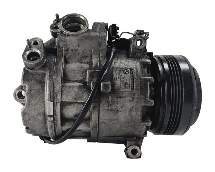 Thumbnail 3: 09-13 BMW X5 (E70) 3.0L M57 DIESEL ENGINE A/C AIR CONDITIONING COMPRESSOR PUMP