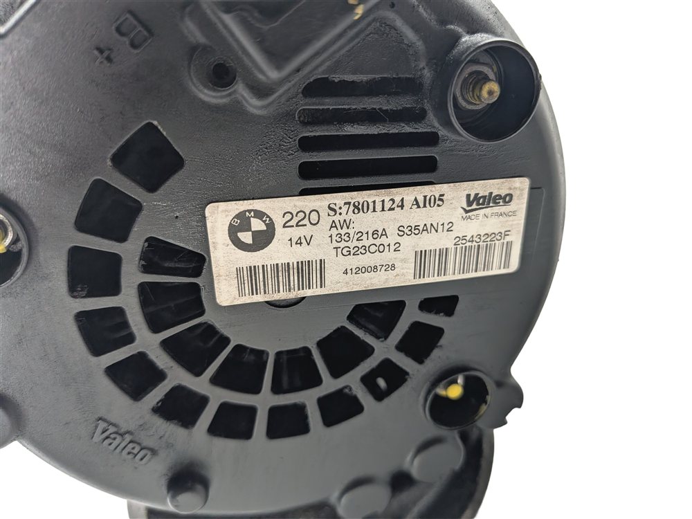 Thumbnail 8: 09-13 BMW X5 335i (E70 E90) 3.0L M57 DIESEL ENGINE 220 AMP ALTERNATOR (VALEO)