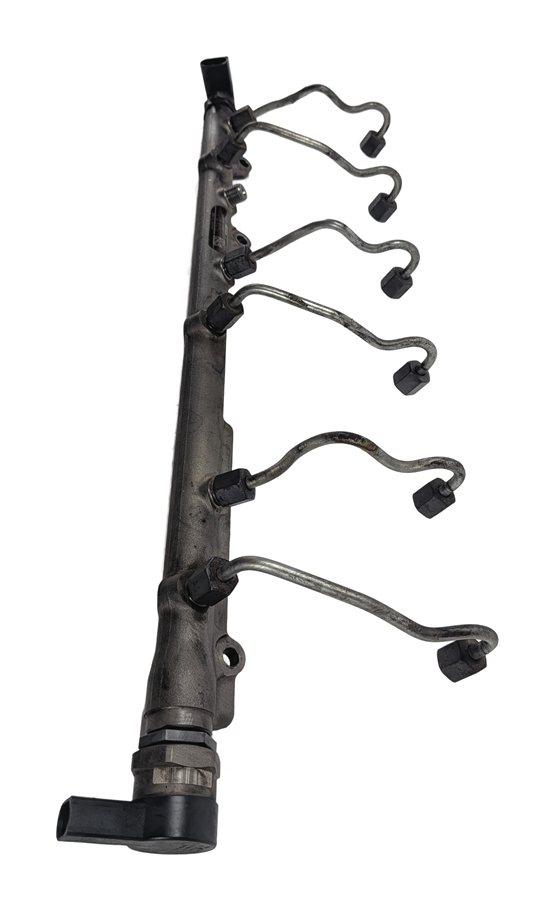 Thumbnail 4: 09-13 BMW X5 (E70) 3.0L M57 DIESEL FUEL RAIL w/INJECTOR LINES PRESSURE SENSOR