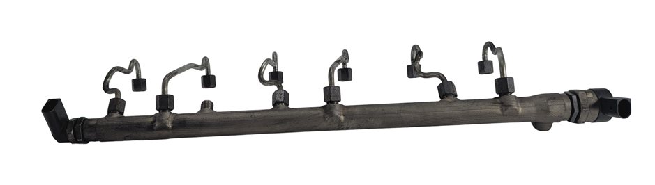 Thumbnail 5: 09-13 BMW X5 (E70) 3.0L M57 DIESEL FUEL RAIL w/INJECTOR LINES PRESSURE SENSOR