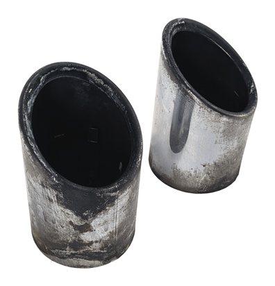 2009-2010 BMW X5 E70 REAR LEFT & RIGHT DIESEL MUFFLER EXHAUST PIPE TIP SET/2