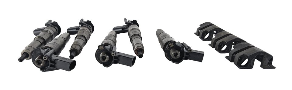 Thumbnail 3: 2009-2013 BMW X5 335D (E70 E90) 3.0L M57Y TWIN TURBO DIESEL FUEL INJECTOR SET/6