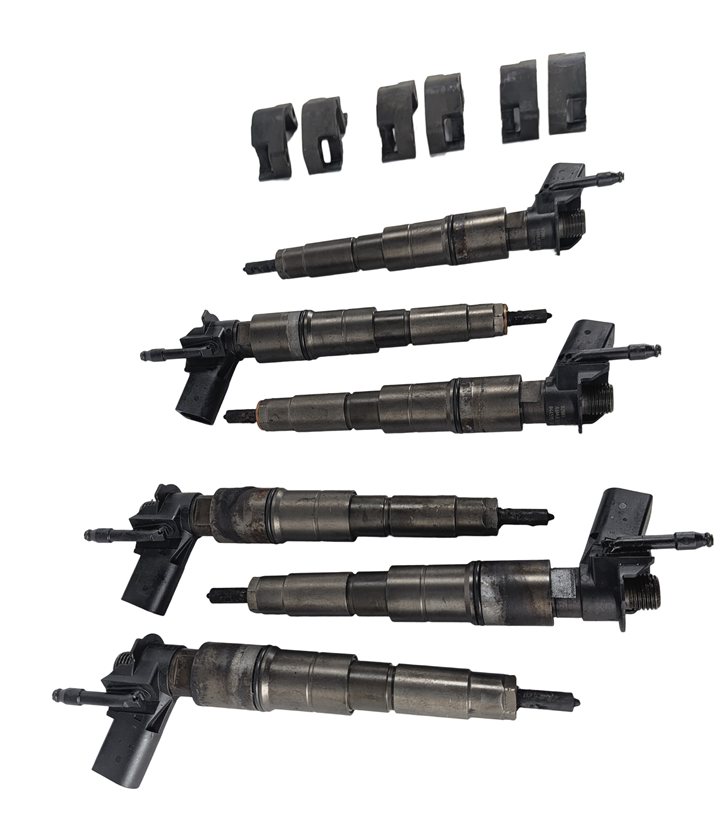 Thumbnail 5: 2009-2013 BMW X5 335D (E70 E90) 3.0L M57Y TWIN TURBO DIESEL FUEL INJECTOR SET/6