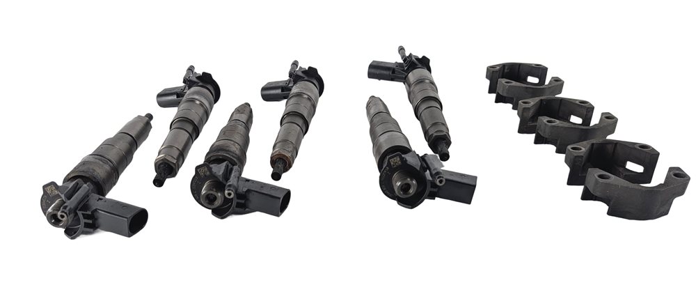 Thumbnail 7: 2009-2013 BMW X5 335D (E70 E90) 3.0L M57Y TWIN TURBO DIESEL FUEL INJECTOR SET/6