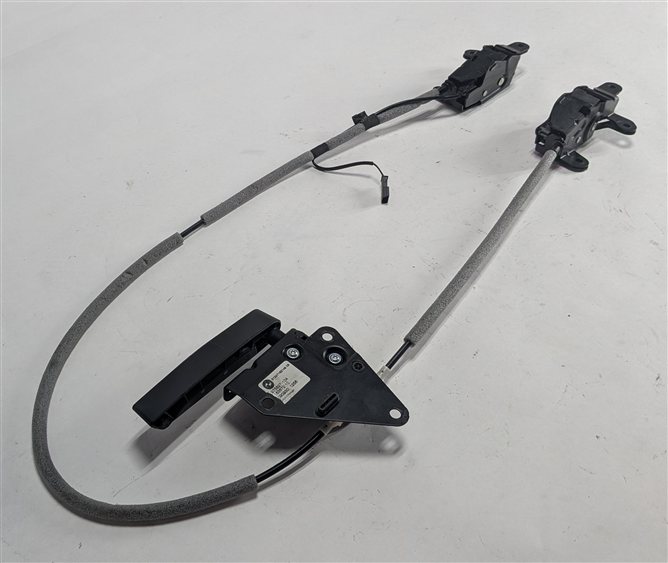 2010 BMW X5 (E70) REAR TRUNK HATCH LID LOWER LOCK LATCH SET/3 w/RELEASE HANDLE