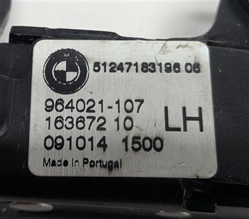 Thumbnail 10: 2010 BMW X5 (E70) REAR TRUNK HATCH LID LOWER LOCK LATCH SET/3 w/RELEASE HANDLE