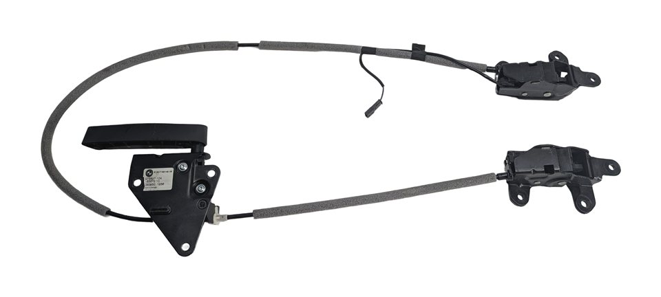 Thumbnail 2: 2010 BMW X5 (E70) REAR TRUNK HATCH LID LOWER LOCK LATCH SET/3 w/RELEASE HANDLE