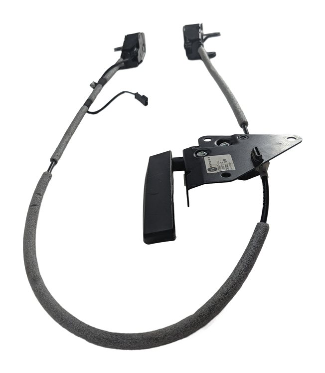 Thumbnail 4: 2010 BMW X5 (E70) REAR TRUNK HATCH LID LOWER LOCK LATCH SET/3 w/RELEASE HANDLE