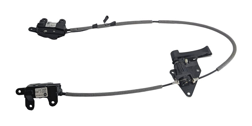 Thumbnail 7: 2010 BMW X5 (E70) REAR TRUNK HATCH LID LOWER LOCK LATCH SET/3 w/RELEASE HANDLE