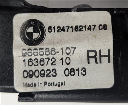 Thumbnail 9: 2010 BMW X5 (E70) REAR TRUNK HATCH LID LOWER LOCK LATCH SET/3 w/RELEASE HANDLE