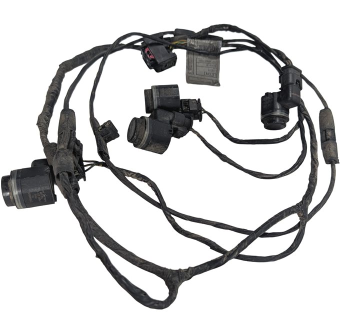 Thumbnail 4: 2010 BMW X5 (E70) REAR PARK ASSIST PDC DISTANCE SENSOR SET/4 w/HARNESS (Gray)