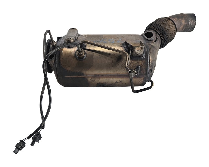 Thumbnail 6: 2010 BMW X5 (E70) 3.0L M57Y DIESEL PARTICULATE FILTER DPF w/FLEX PIPE SENSORS