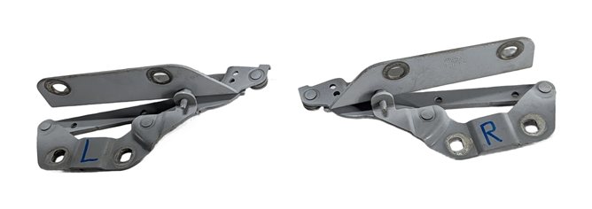 2008-2019 LAND ROVER LR2 RANGE ROVER EVOQUE (L538) HOOD HINGE SET-2 (White)
