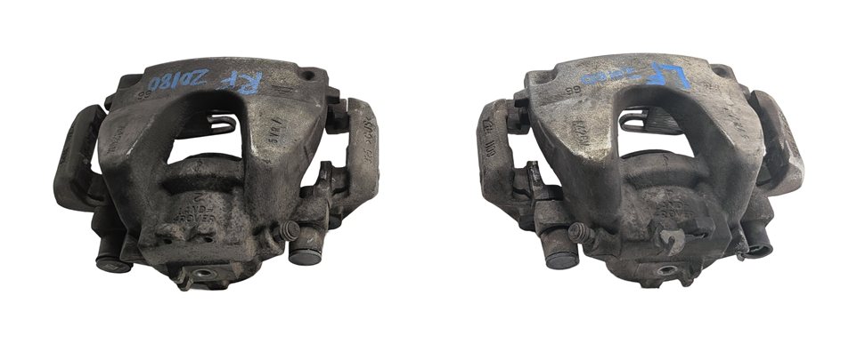 Thumbnail 3: 15-19 JAGUAR E-PACE / DISCOVERY SPORT EVOQUE L538 L550 FRONT BRAKE CALIPER SET/2