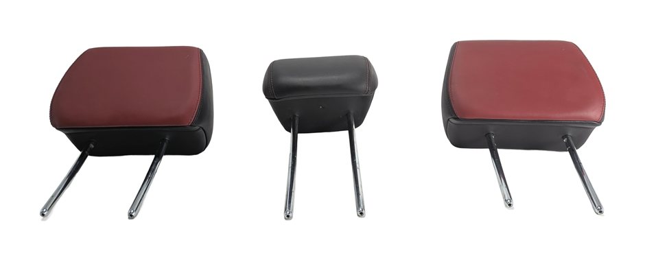 Thumbnail 2: 2012-2019 RANGE ROVER EVOQUE (L538) REAR SEAT HEADREST HEAD REST SET/3 (Red)