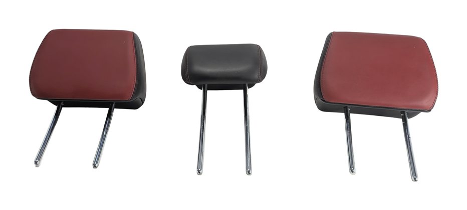 Thumbnail 3: 2012-2019 RANGE ROVER EVOQUE (L538) REAR SEAT HEADREST HEAD REST SET/3 (Red)