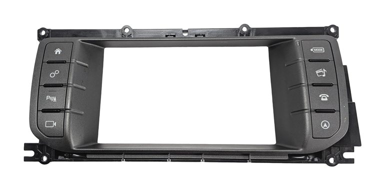 Thumbnail 3: 2016-2019 RANGE ROVER EVOQUE (L538) GPS NAVIGATION SCREEN TRIM BEZEL w/SWITCHES