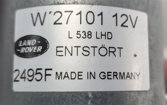 Thumbnail 6: 2012-2019 RANGE ROVER EVOQUE (L538) FRONT WINDSHIELD WIPER MOTOR