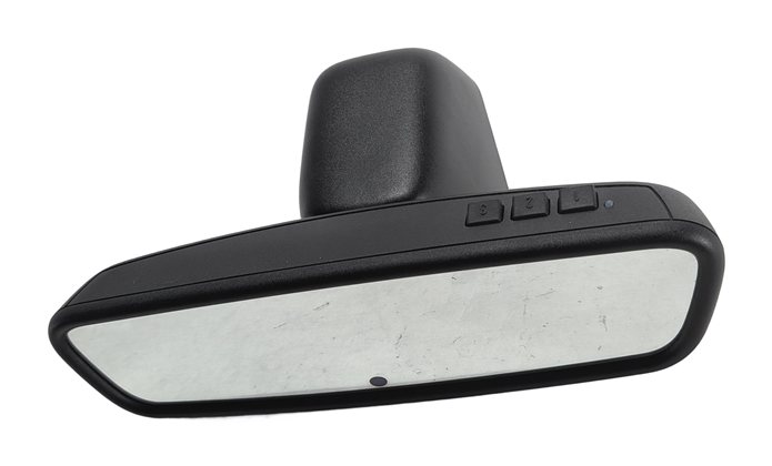 15-19 JAGUAR FPACE XE XF DISCOVERY SPORT EVOQUE HOMELINK REARVIEW MIRROR (Black)