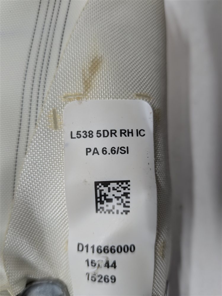 Thumbnail 9: 2012-2019 RANGE ROVER EVOQUE L538 4DR FRONT RIGHT PASSENGER SIDE CURTAIN AIRBAG