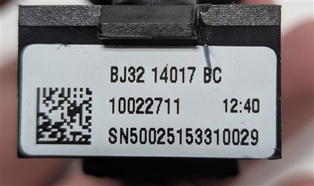 Thumbnail 6: 2012-2019 RANGE ROVER EVOQUE (L538) LEFT FRONT DRIVER DOOR LOCK SWITCH BUTTON