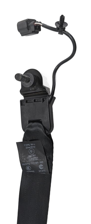 Thumbnail 4: 12-18 RANGE ROVER EVOQUE (L538) RIGHT FRONT PASSENGER SEATBELT RETRACTOR (Black)