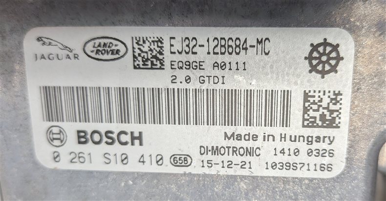 Thumbnail 26: 2016 ROVER EVOQUE (L538) 2.0L ENGINE MPH ECM BCM CLUSTER GATEWAY MODULE KEY SET