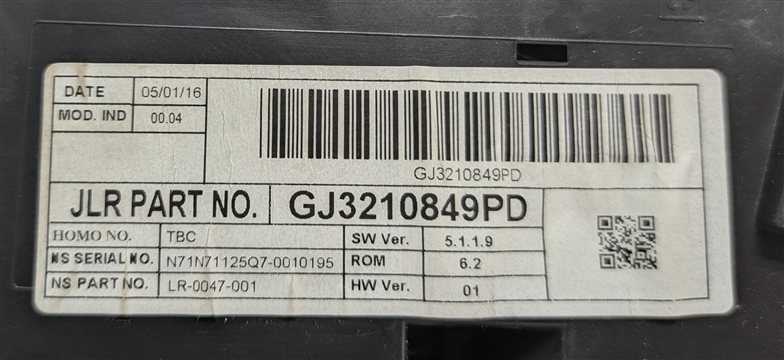 Thumbnail 30: 2016 ROVER EVOQUE (L538) 2.0L ENGINE MPH ECM BCM CLUSTER GATEWAY MODULE KEY SET