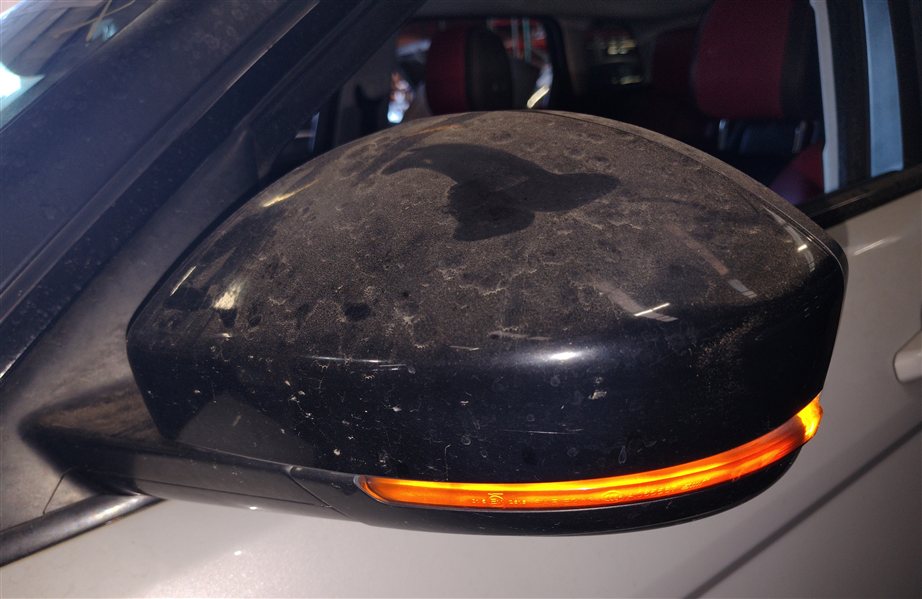 Thumbnail 2: 14-17 RANGE ROVER EVOQUE L538 LEFT DRIVER MIRROR w/PFOLD HEAT BLIND SPOT (White)