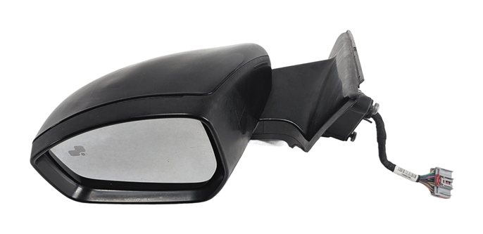 Thumbnail 4: 14-17 RANGE ROVER EVOQUE L538 LEFT DRIVER MIRROR w/PFOLD HEAT BLIND SPOT (White)