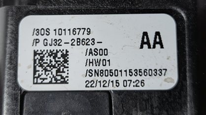 Thumbnail 5: 2016 RANGE ROVER EVOQUE (L538) ELECTRONIC EMERGENCY PARK BRAKE EPB SWITCH BUTTON
