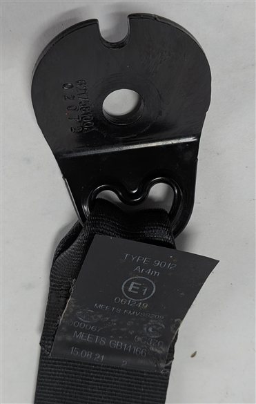 Thumbnail 14: 2016 RANGE ROVER EVOQUE (L538) REAR SEAT SEATBELT RETRACTOR SET/3 (Black)