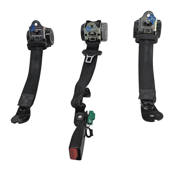 Thumbnail 3: 2016 RANGE ROVER EVOQUE (L538) REAR SEAT SEATBELT RETRACTOR SET/3 (Black)