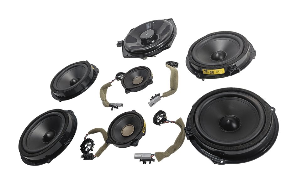 2016 RANGE ROVER EVOQUE (L538) AUDIO STEREO SOUND SYSTEM SPEAKER SET/11