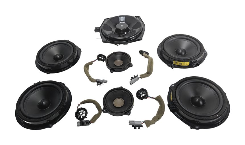 Thumbnail 3: 2016 RANGE ROVER EVOQUE (L538) AUDIO STEREO SOUND SYSTEM SPEAKER SET/11