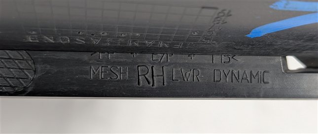 Thumbnail 6: 2016 RANGE ROVER EVOQUE L538 FRONT RIGHT LOWER BUMPER GRILLE DYNAMIC BLACK MESH