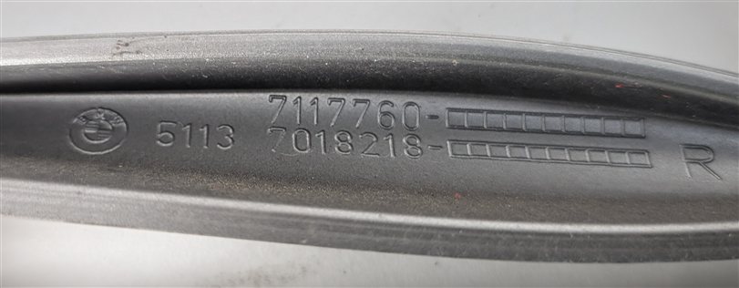 Thumbnail 8: 2003-2008 BMW Z4 (E85) RIGHT FRONT PASSENGER SIDE BUMPER GRILLE (BLACK / CHROME)